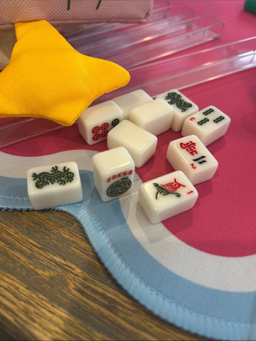 Travel MahJong set in Bag - Pink - Picture 2 of 8